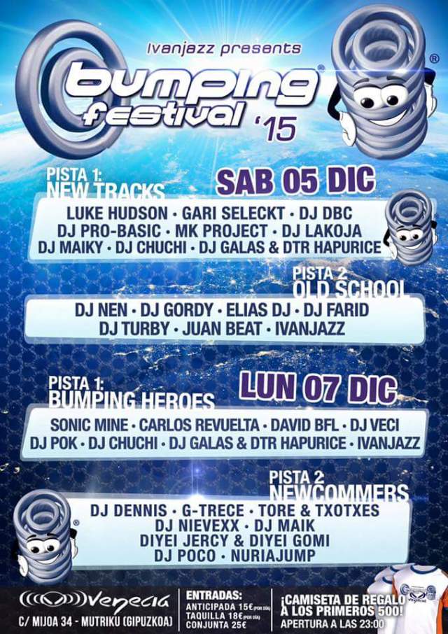 Cartel del Bumping Festival 2015 juanbeat.com