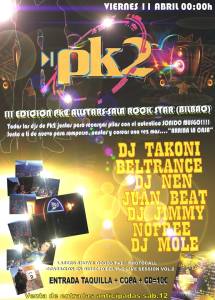 Fiesta Remember Pk2 All Stars en Sala Rock Star Bilbao el 11 de Abril de 2014