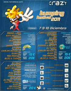 Bumpin Festival 2011 Sala Non Crazy Juan Beat Calendario