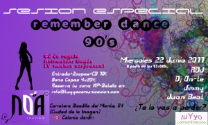 Fiesta remember 90s en Noa Madrid