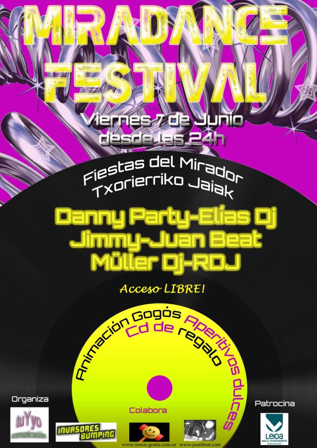 Miradance Festival 2013 Fiestas del Mirador Leioa Remember Bumpin Dance